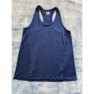 32 Degrees Navy Blue Racerback Tank Top Medium Runs Big